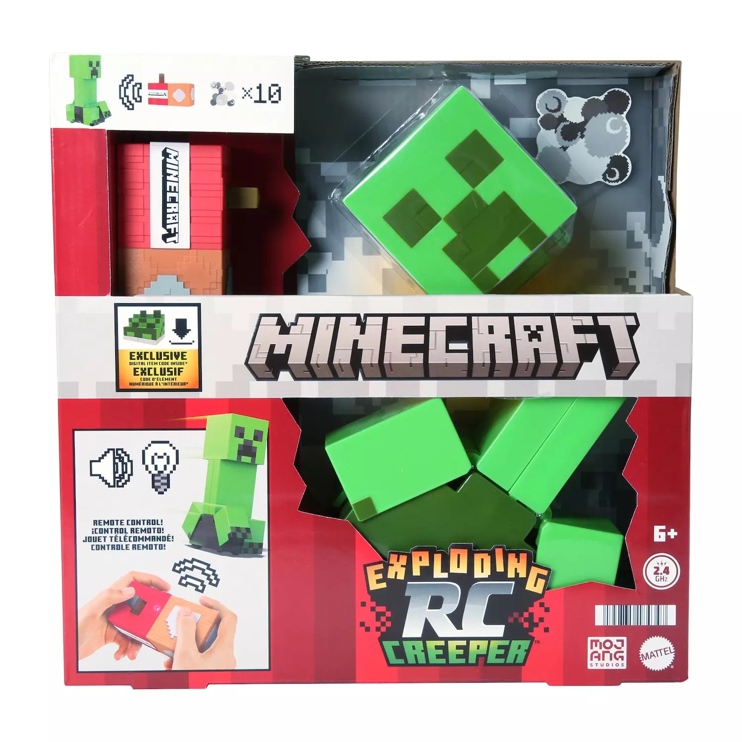 Minecraft Exploding Rc Creeper Mattel - Retina Landscape Photos for Desktop