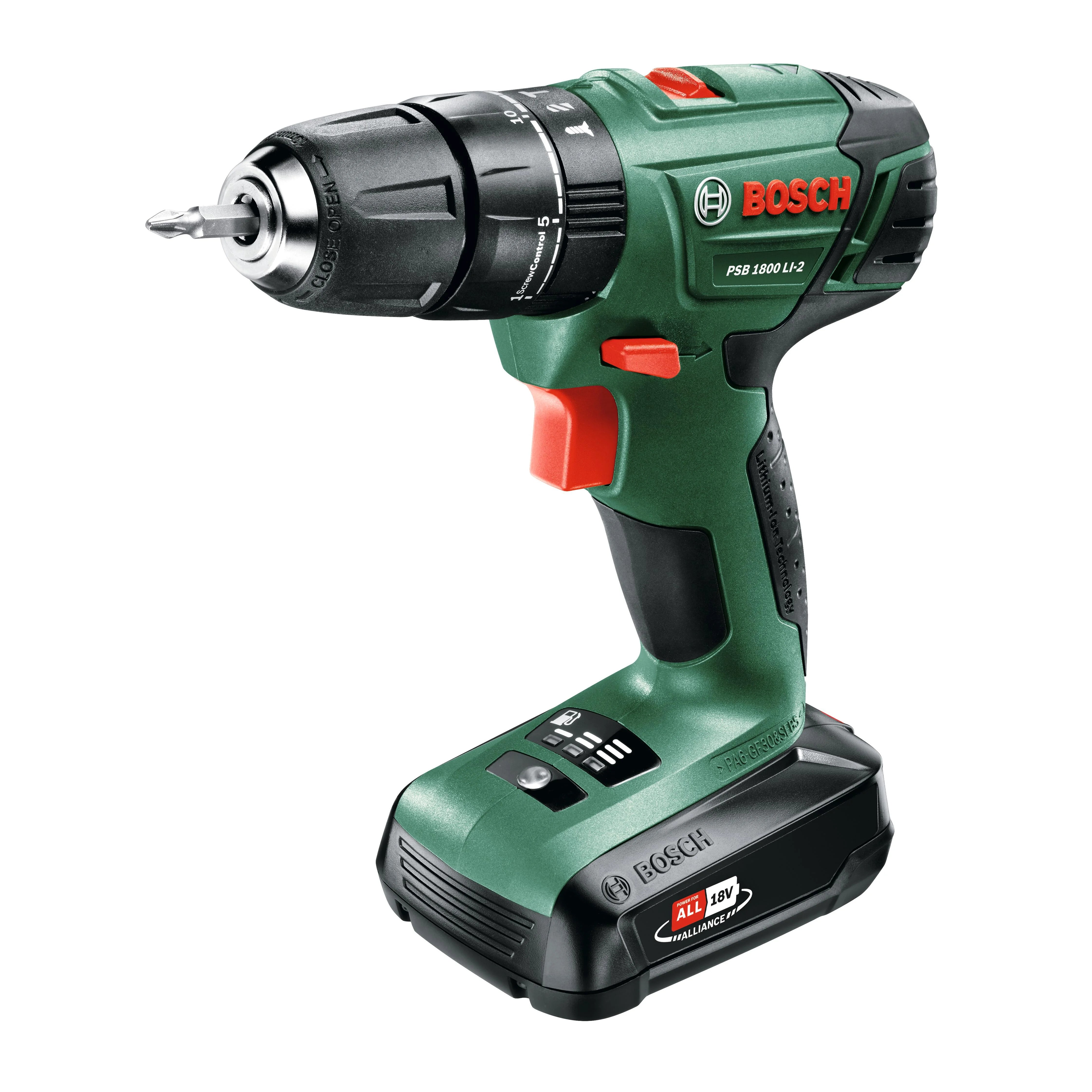 Trapano Avvitatore A Batteria Bosch Psb 1800 Li-2 18 V, 1.5 Ah, 1 Batteria | Leroy Merlin 4488_x_4488_jpg