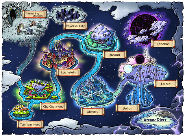 Maple Island MapleStory Wiki WorldMap Arcane River 