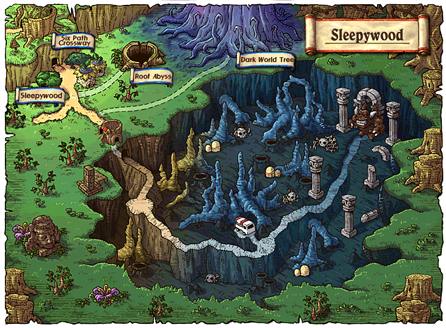 Sleepywood MapleStory Wiki WorldMap Sleepywood 