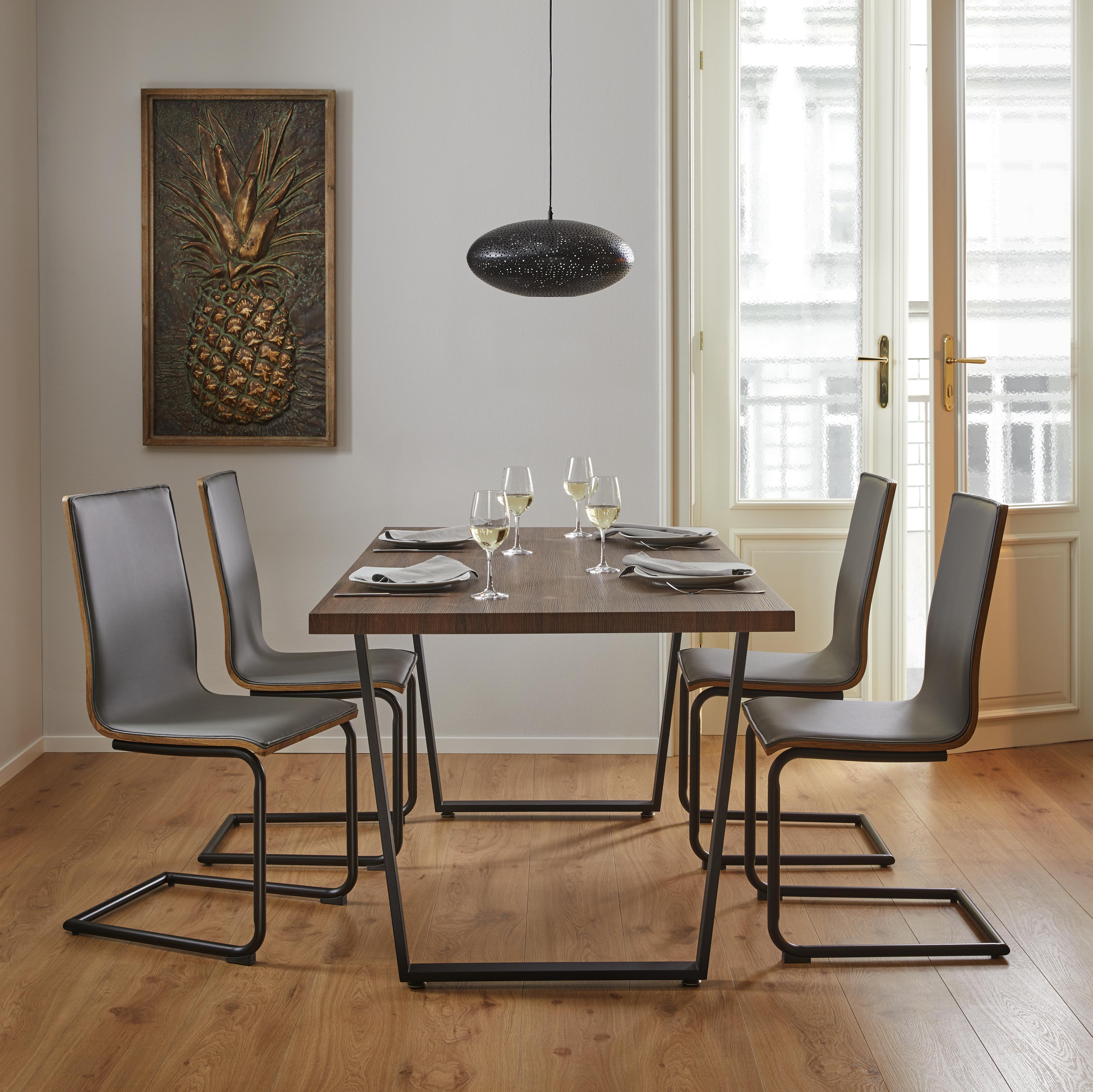 Freischwinger in Grau online bestellen