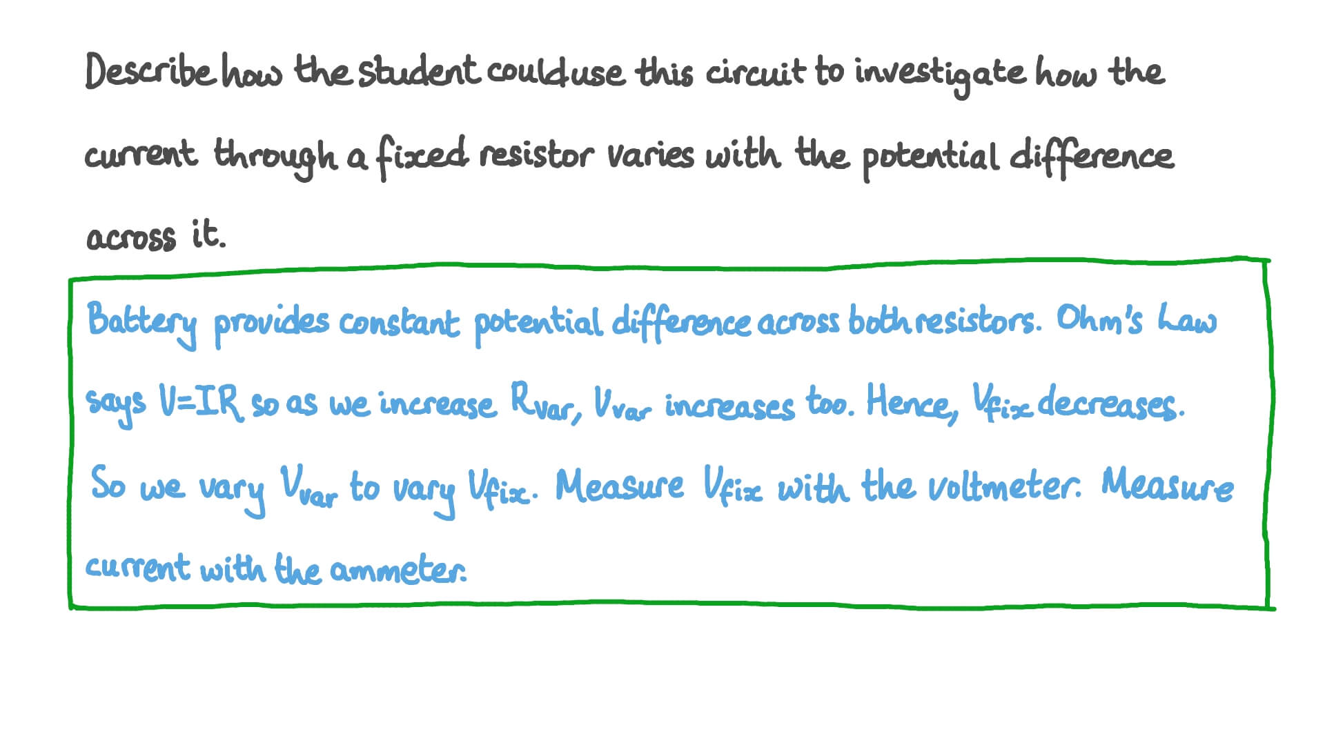 Gcse Physics Foundation Tier Pack 1 Paper 1 Question 5