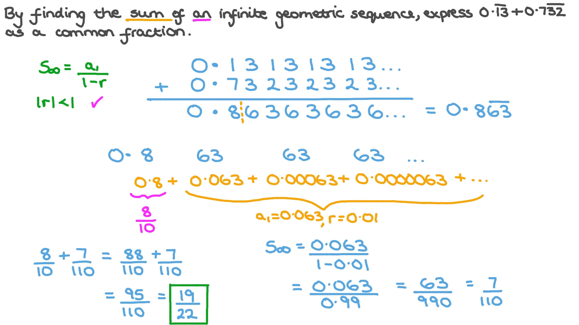 Convert Repeating Decimals To Vulgar Fractions In Seconds Trick Ssc Sat Dsssb Ellipsis notation or as 013 dots notation which equals approximately 01313131313 decimal approximation.