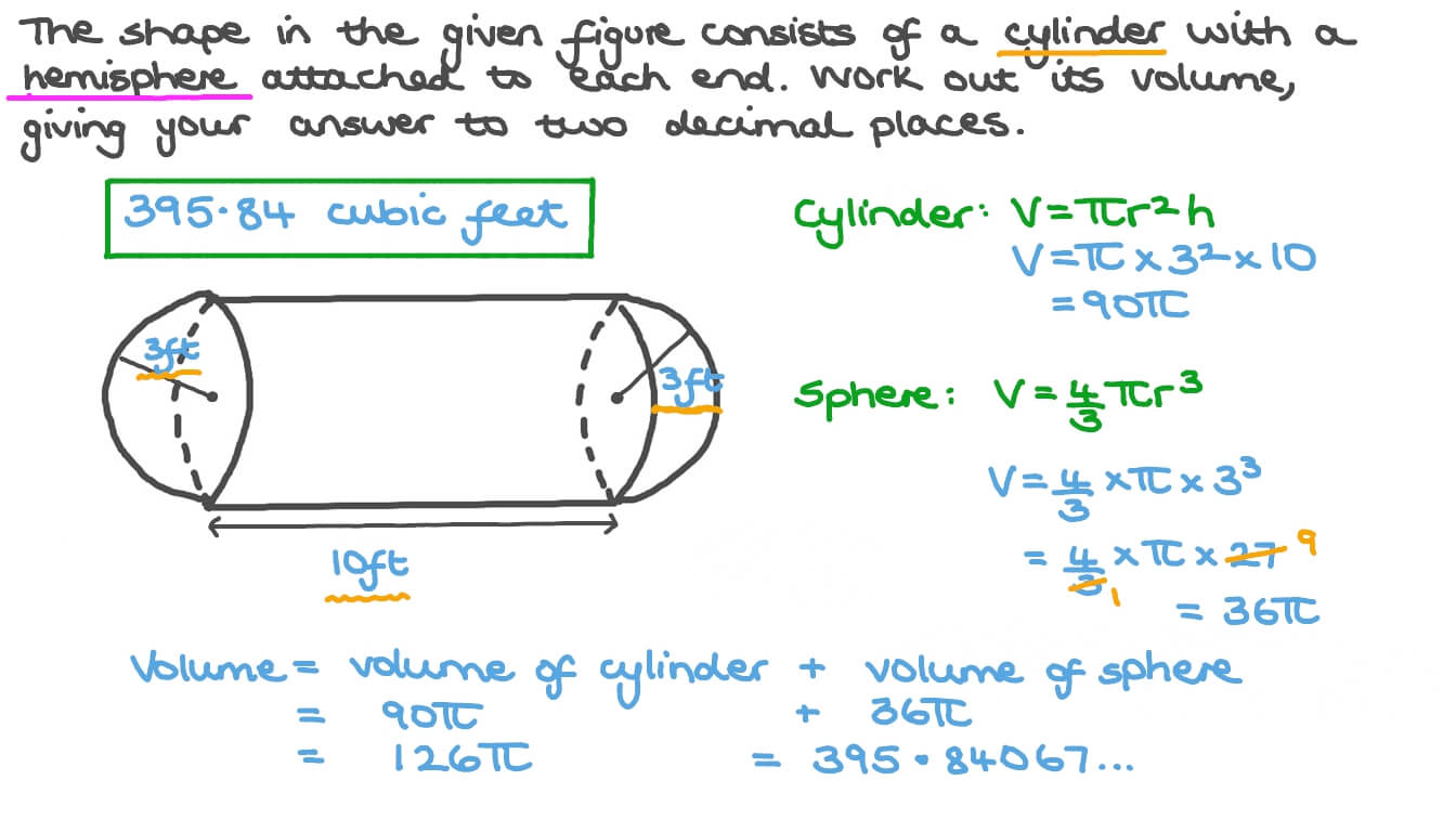Intersections Of A Sphere So then this here is going to be the volume of the area between those two spheres.