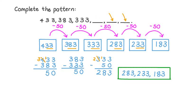 lessonnumber patterns three digit numbers