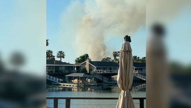 Crews Battle Brush Fire in Discovery Bay - Vimarsana News