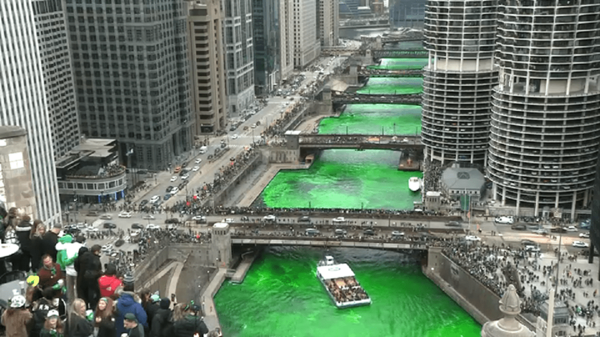 Chicago River Dye 2023 Chicago River To Soon Be Dyed Green For St - HD Abstract Illustrations for Desktop