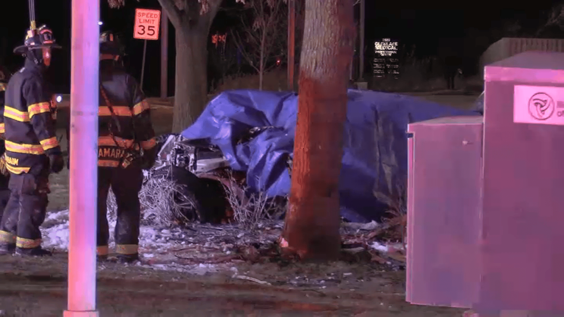 Three Killed in Fiery Glenview Crash