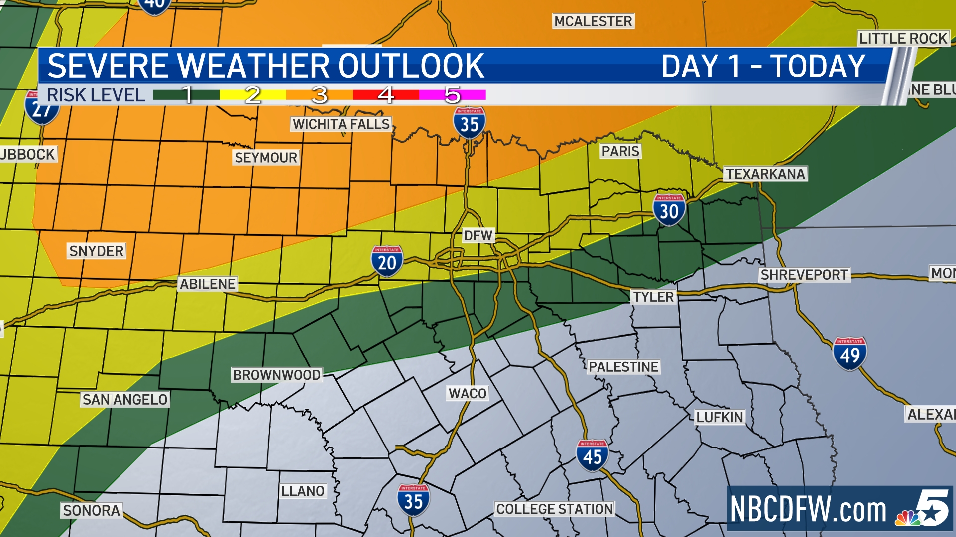 Hail, Damaging Winds & Tornadoes Possible in DFW – NBC 5 Dallas-Fort Worth - Vimarsana News