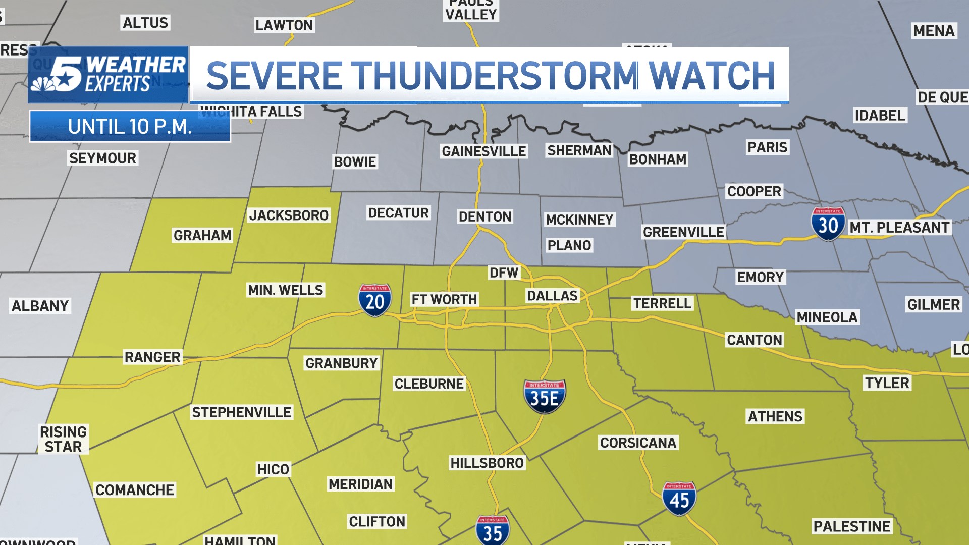 Dfw Weather Alert Potentially Severe Storms Move Through North Texas - Classic Ocean Picture - Retina