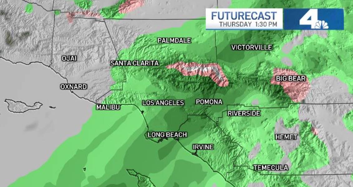 Severe Storm System Passes Through Southern California Cbs Los Angeles - Gradient Patterns - Incredible Retina Collection