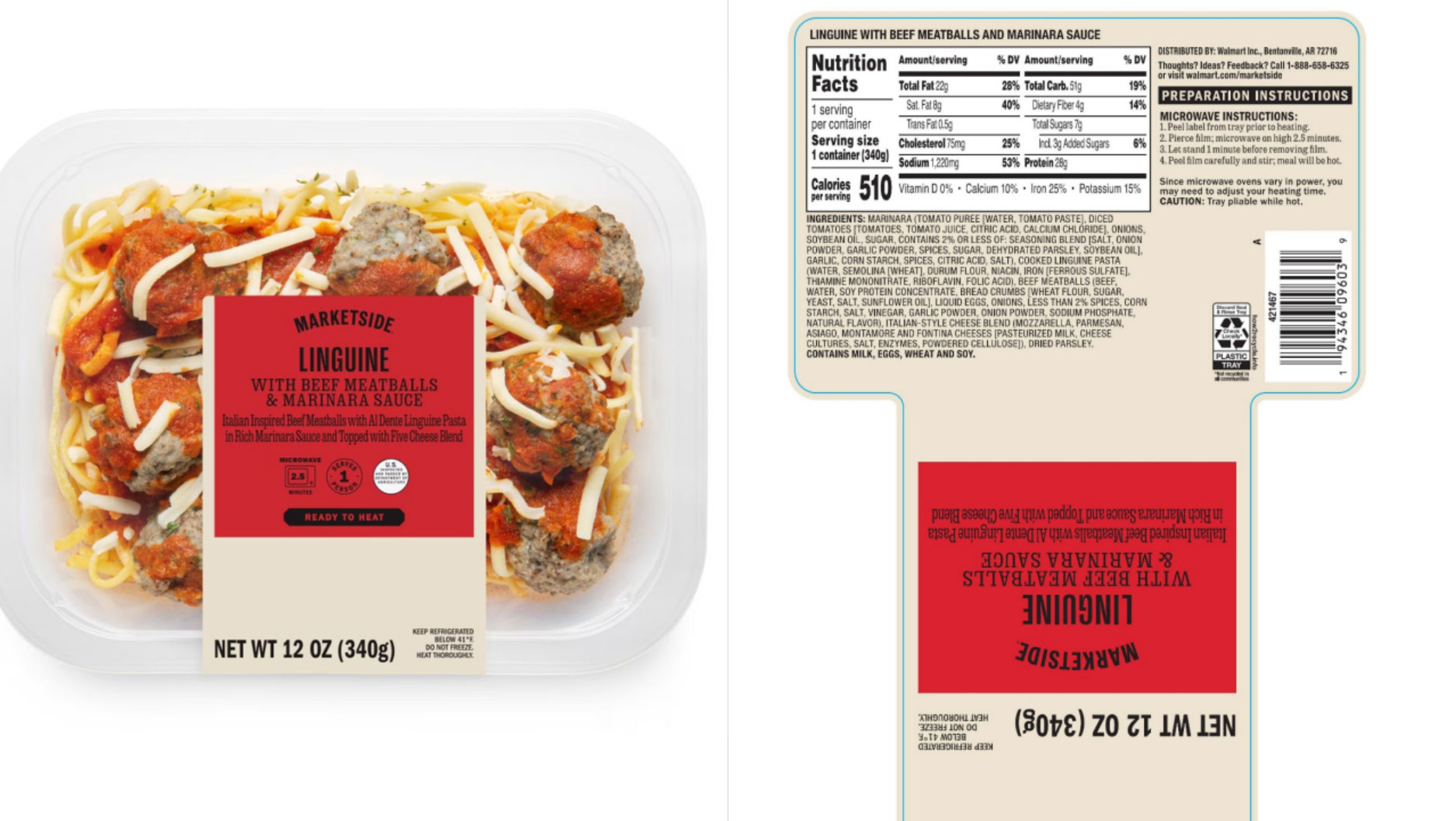 Walmart meals recalled over listeria risk