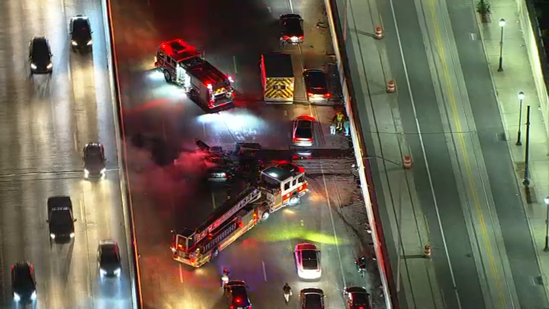 I 95 Northbound Lanes In Philadelphia Re Opened After Shooting - Geometric Photos - Ultra HD Ultra HD Collection