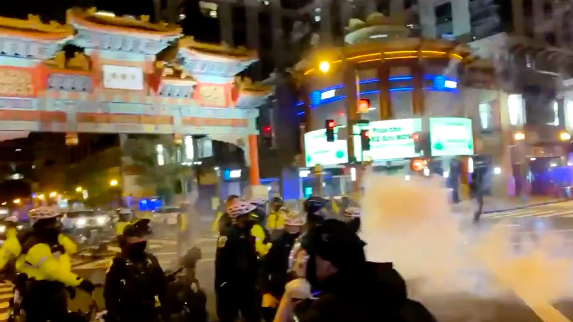 Protesters Arrested in DC's Chinatown; Columbus Statue Vandalized – NBC4 Washington - Vimarsana News