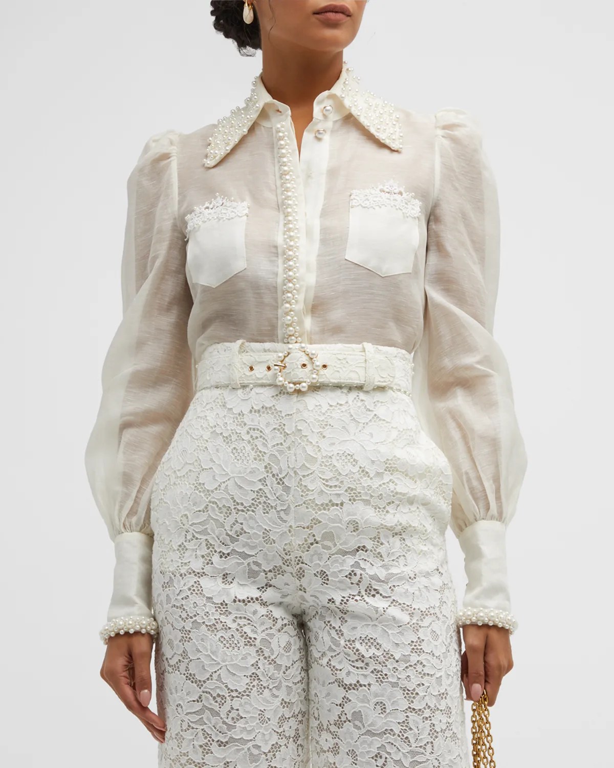 Zimmermann high tide mini shirt dress