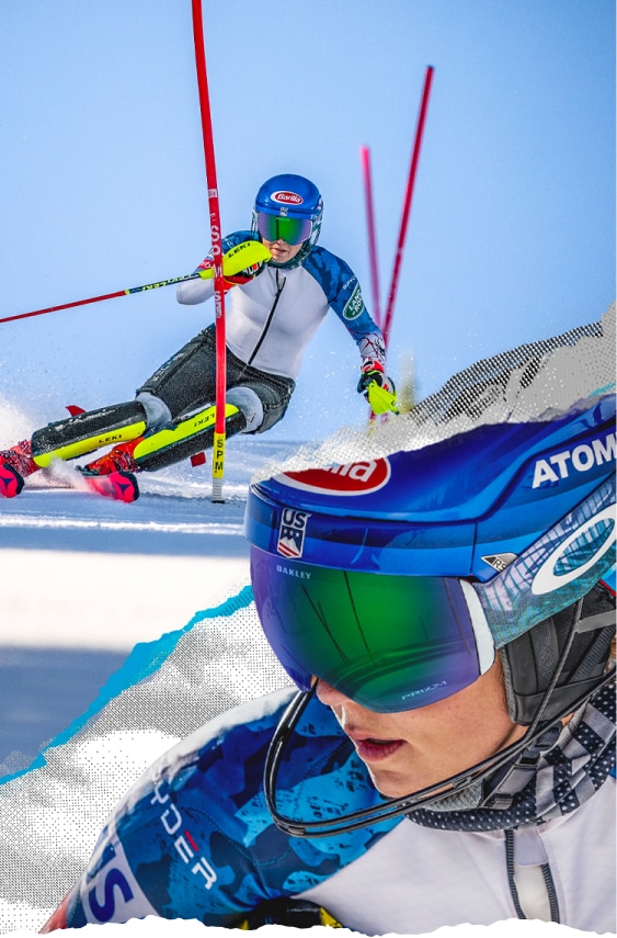 Olympic, world cup and world champion in her discipline, slalom, mikaela shiffrin is already one of that very small elite: Mikaela Shiffrin Snow Collection Oakley Pt