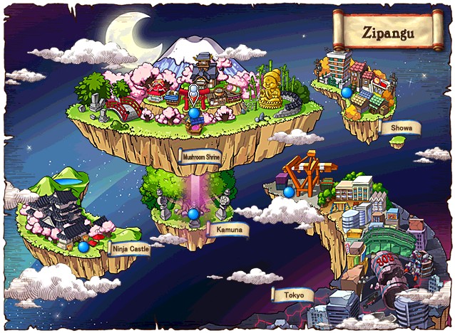 Zipangu Map 