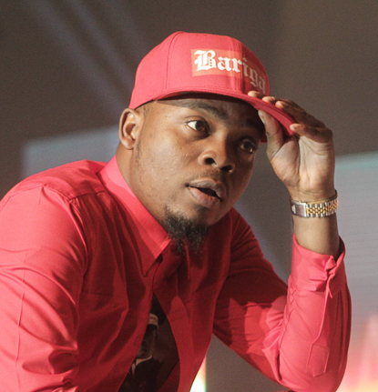 Olamide performing at Olamide Live In Concert (OLIC, 2014) Photo by Emily Nkanga