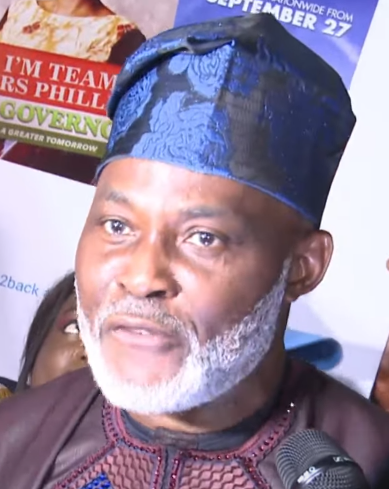 Richard Mofe-Damijo at the premiere of Love Is War