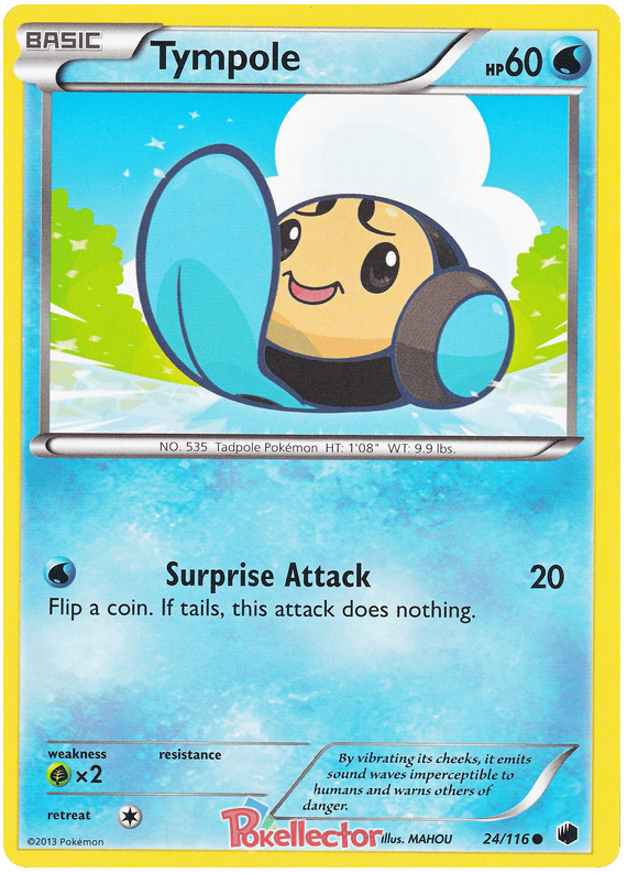 Expand your options of fun home activities with the largest online selection at ebay.com. Tympole - Plasma Freeze #24 Pokemon Card