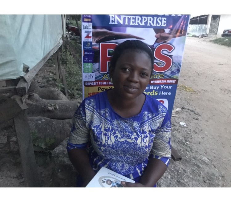 A POS agent, Jane David explaining their challenges