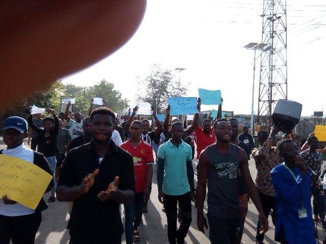 OAU student Protest death of final year student (Photo Credit: The Will Nigeria)