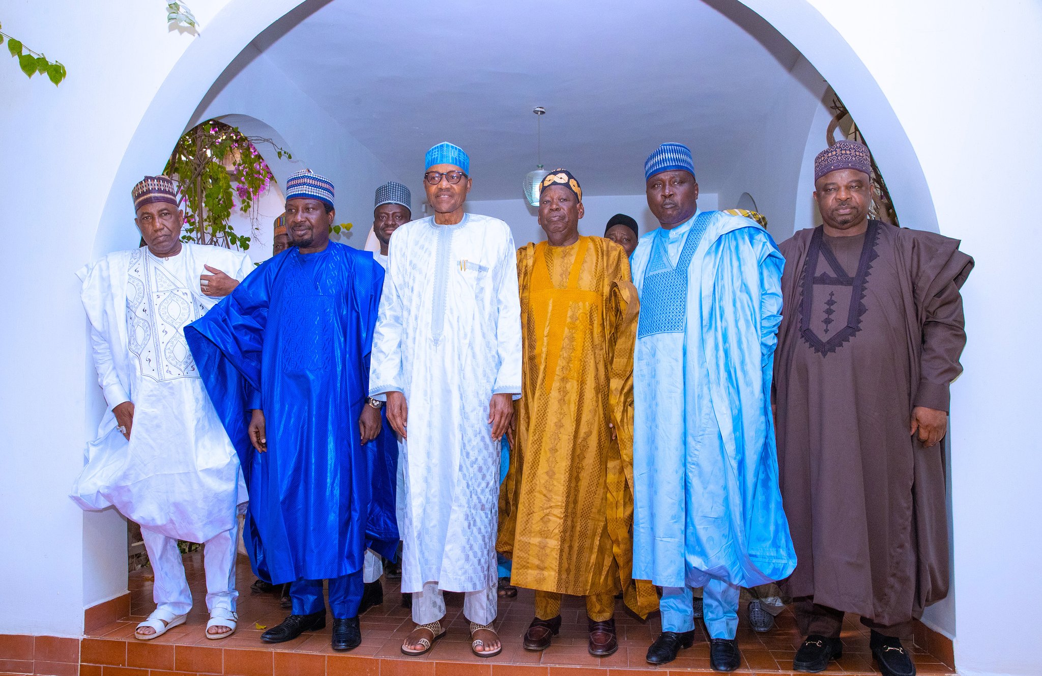 President Muhammadu Buhari in Kano