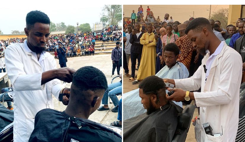 Another Nigerian sets new Guinness World Record 2 Owoyemi Qudus Adebayo during the attempt to break the record PHOTO CREDIT @ CoreTV News