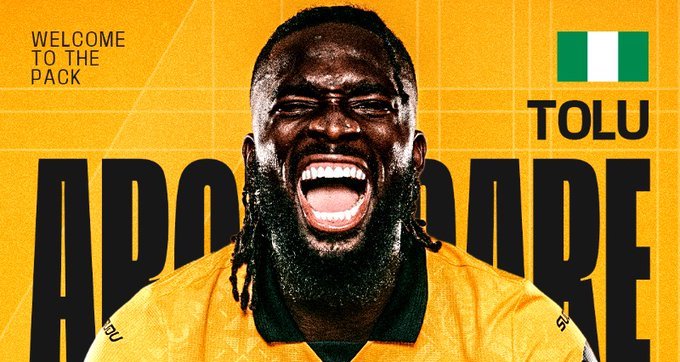Tolu Arokodare joins Wolves