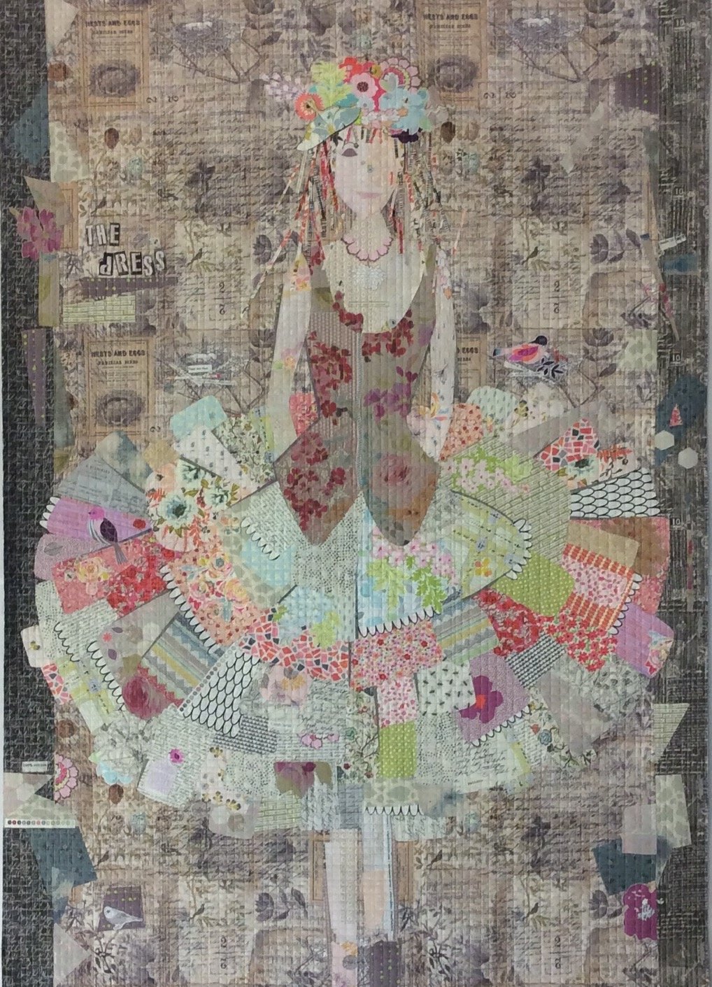 The Dress Collage Pattern By Laura Heine 724696747963