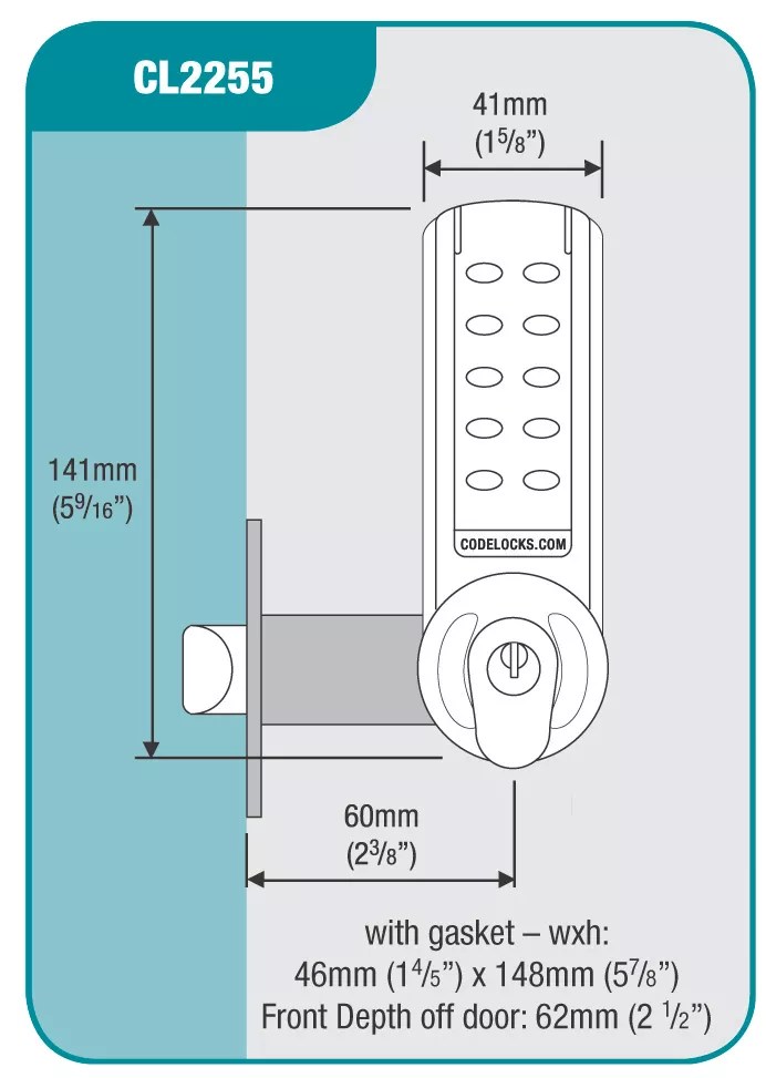 Codelocks Cl2255 Push Button Lock Screwfix - Download Perfect Gradient Photo | HD