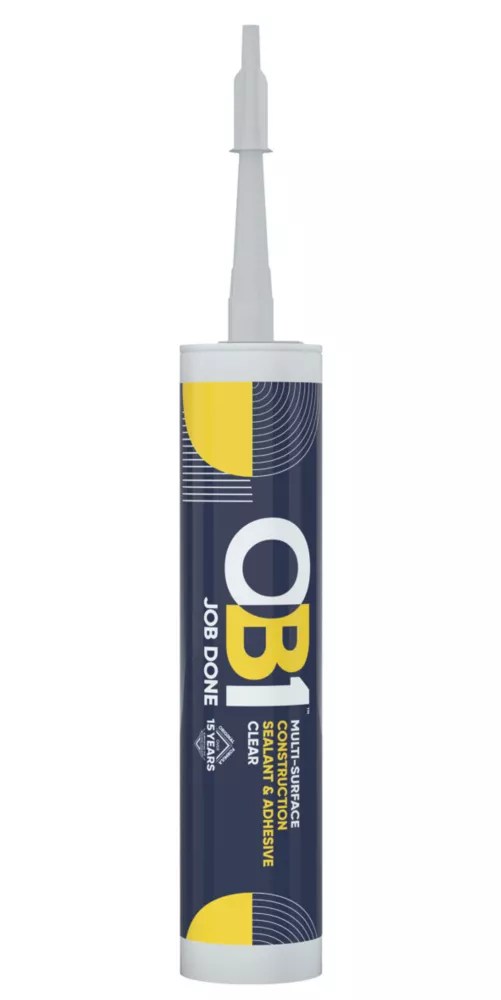 Ob1 Multi Surface Sealant Adhesive Clear 290ml Screwfix - Download Professional Abstract Photo | Full HD