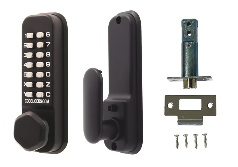 Codelocks Push Button Lock Mortice Latch Dual Backplate With Code - Vintage Image Collection - 4K Quality