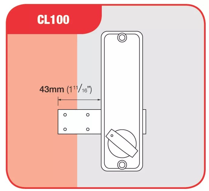 Codelock Mechanical Medium Duty Push Button Lock Surface Deadbolt - Perfect HD Gradient Photos | Free Download