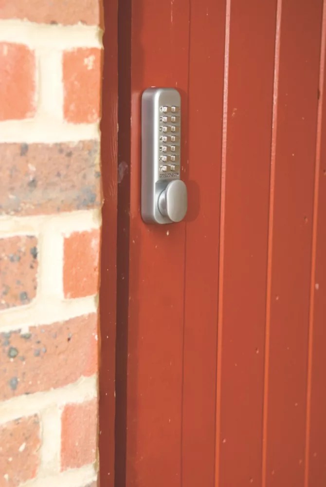 Codelock Mechanical Medium Duty Push Button Lock Surface Deadbolt - Creative Gradient Design - Full HD