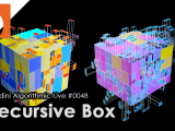 Algorithmic Live Recursive Box Sidefx