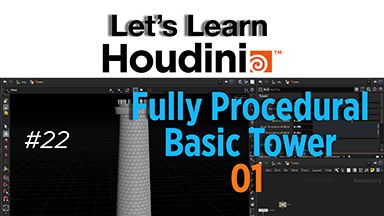 Houdini Procedural Tower - Download Creative City Photo | Full HD