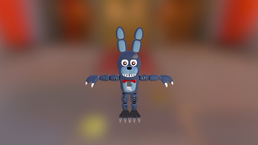 pix Full Body Fnaf World Nightmare Bonnie sketchfab