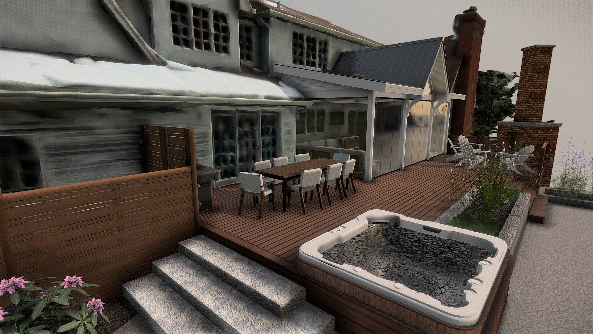 Get ready for backyard barbecues and tending your flowerbeds with these fabulous finds. Backyard Makeover Buy Royalty Free 3d Model By Adamleescott Adamleescott Afe410c