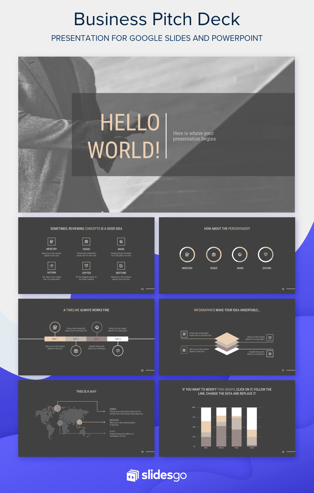 Business Pitch Deck Google Slides And Powerpoint Template
