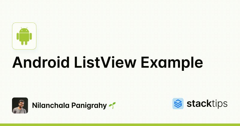 Listview Efficient Way To Display The List View In Android Stack - Download Gorgeous Colorful Image | HD