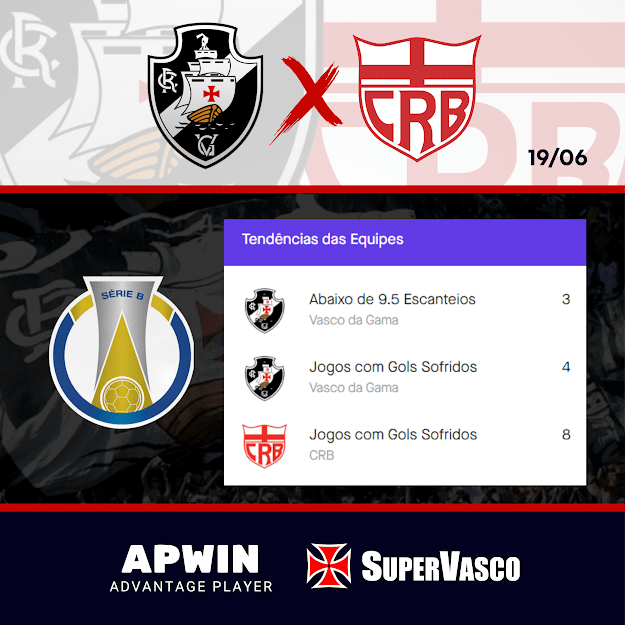 Resumo por competição · fatos vasco · fatos crb · todos os jogos . Vasco X Crb Tendencias Do Confronto Supervasco