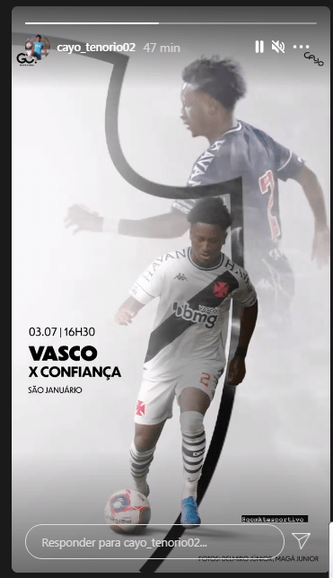 Jogo vasco x flamengo ao vivo hoje: Jogadores Do Vasco Publicam Imagens Em Referencia Ao Jogo De Amanha 03