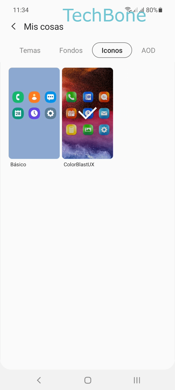 Restablecer Los Iconos Predeterminados Samsung Manual Techbone