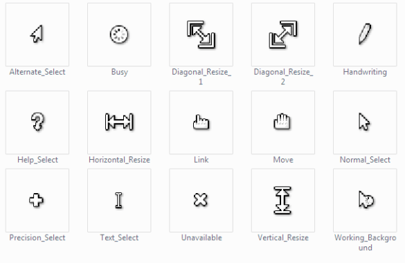 Linux Cursor Set For Windows Users,With Just One Click Install | TechnoArea