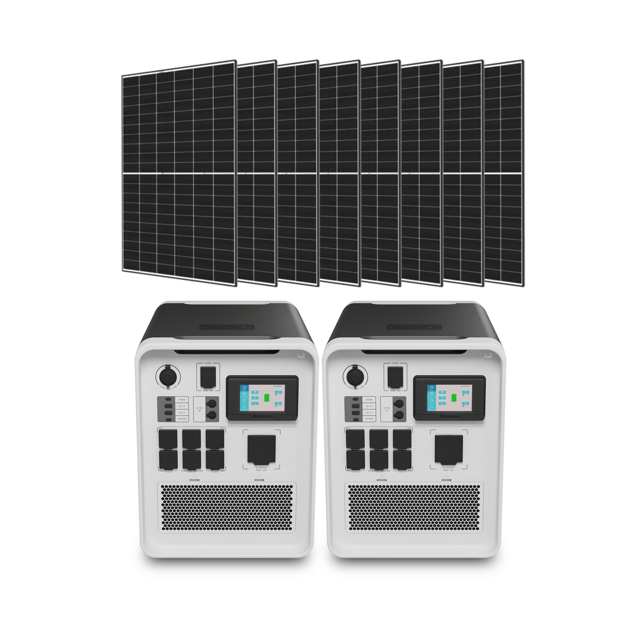 Hysolis Apollo 5K • Base 240V Kit (6kW Output | 10.8kWh Storage