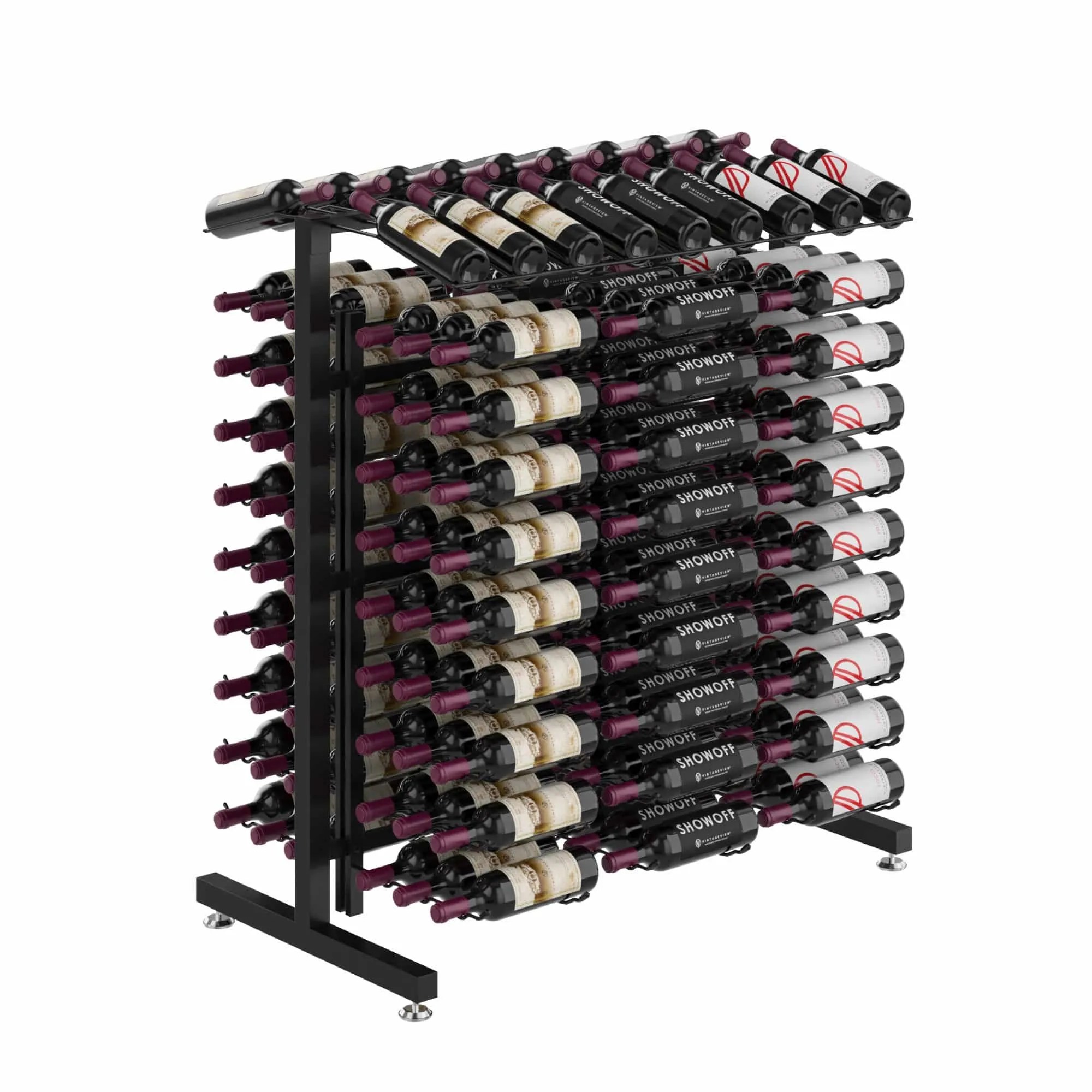 VintageView W Series Double Sided Island Display Rack Presentation Row 3