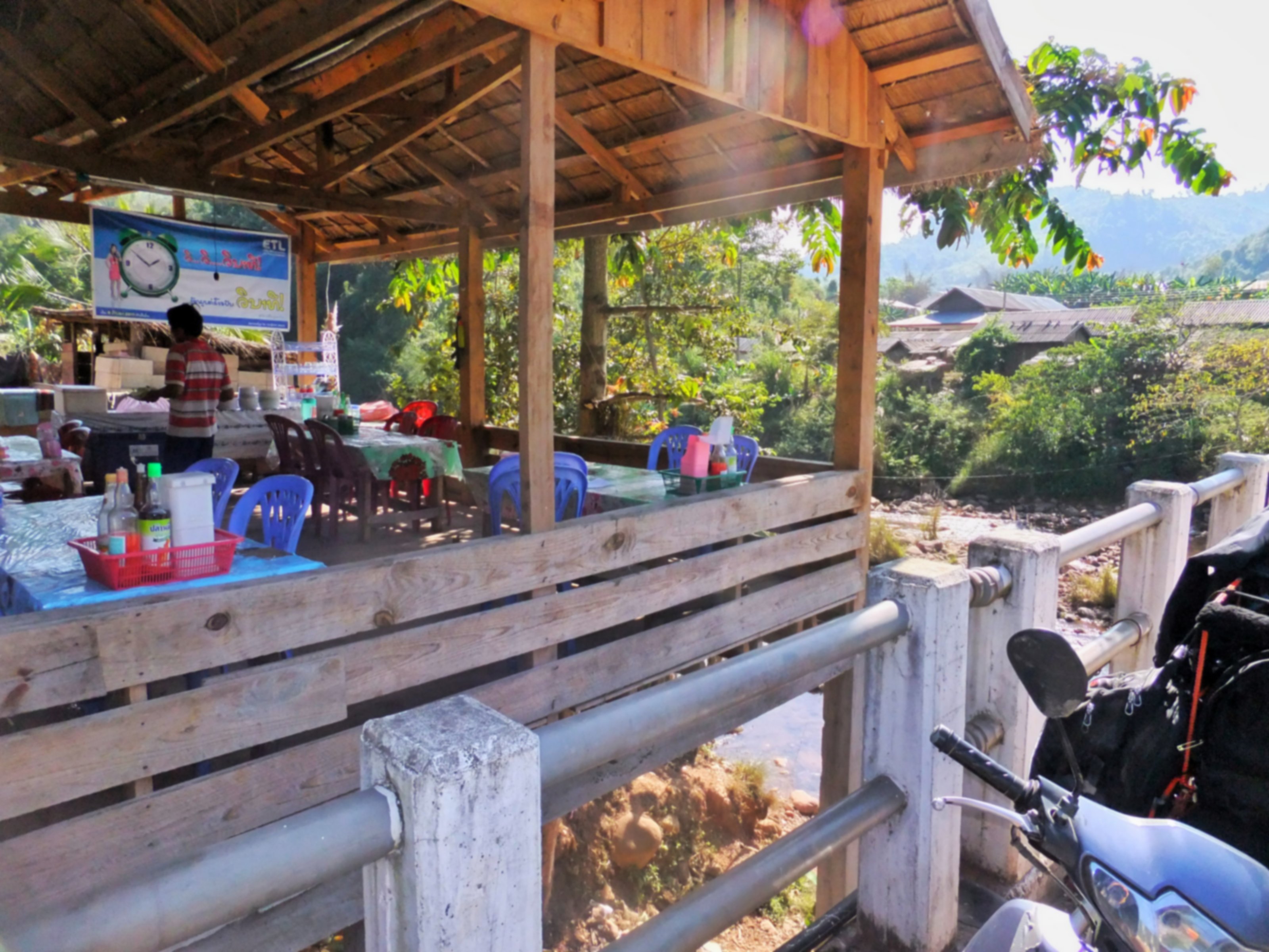 Riding Motorbikes in Laos