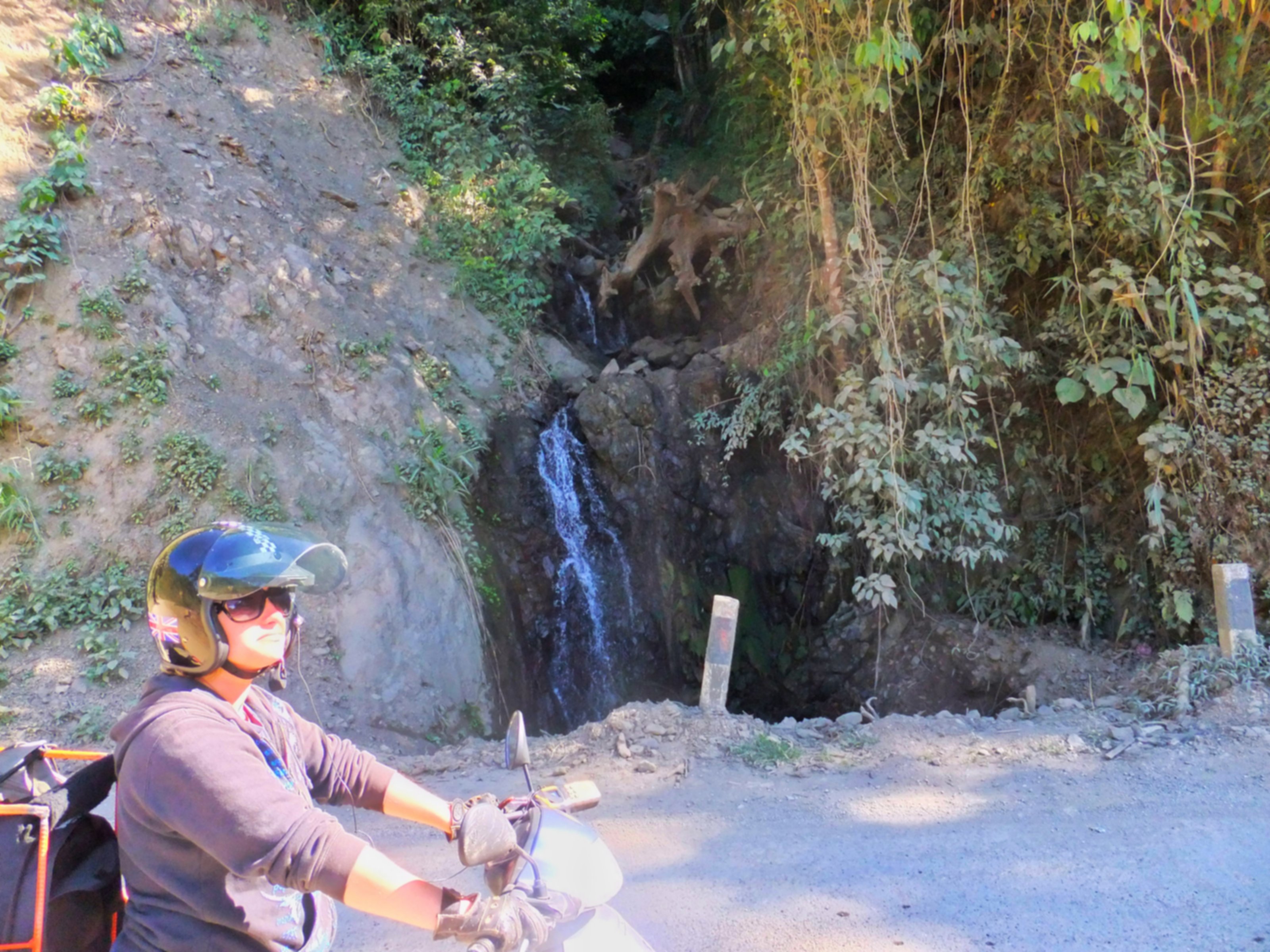 Riding Motorbikes in Laos