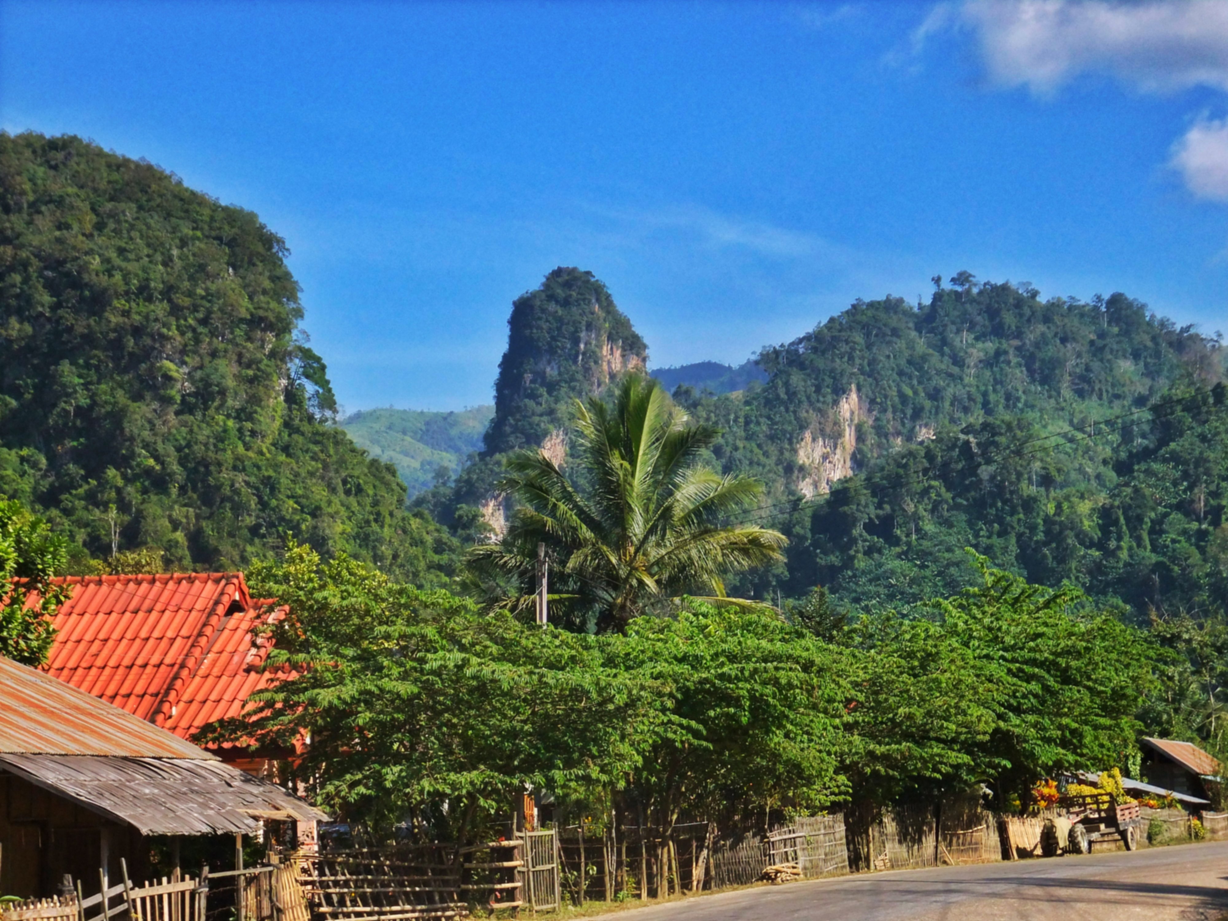 Riding Motorbikes in Laos